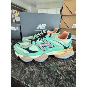 New Balance 9060 Mint Green Teal Peach Multi-Color Sneakers U9060VNA mens 9.5